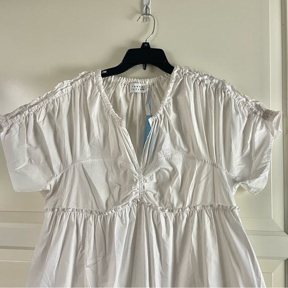 New! Tanya Taylor Amaria Mini A Line Dress white nwt 30457 - Picture 6 of 11